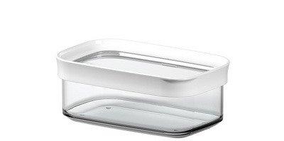 BOÎTE À PROVISIONS OPTIMA, 0,18 L, TRANSPARENT/BLANC - LOT DE 4