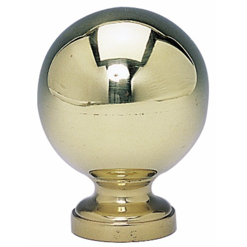 BOULE DE CHENET LAITON POUR MAIN COURANTE ET GARDE-CORPS BRICOZOR