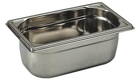 BOURGEAT - BAC PLEIN SANS ANSE GN 1/4 INOX 65 X162 MM - 745006