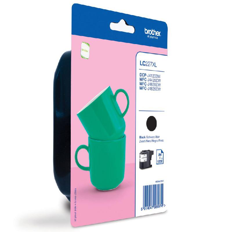 CARTOUCHE BROTHER LC227XLBK - NOIR - RENDEMENT ELEVE
