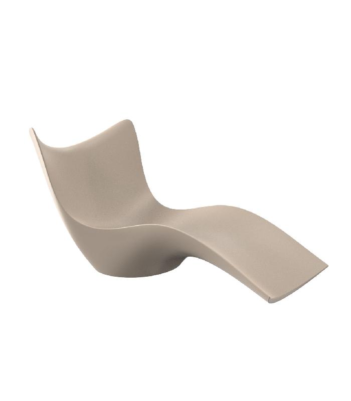Chaise longue design SURF - écru_0