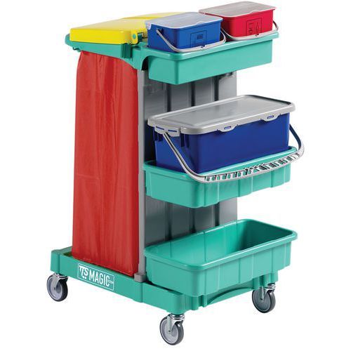 CHARIOT MAGIC À PRÉ-IMPRÉGNATION 120L À INSERT 2X70 L - TTS