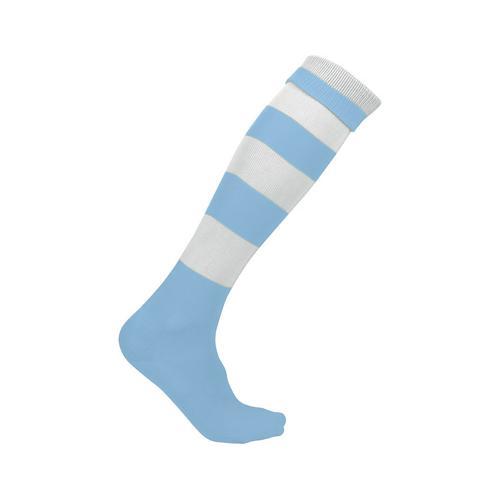 CHAUSSETTE NOW ONE CIEL/BLANC RAYÉ