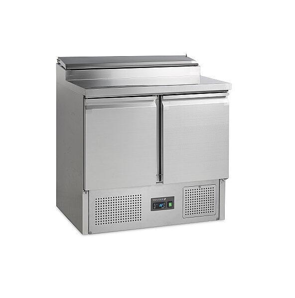 Comptoir de préparation de sandwich gn1/1 saladette premium inox 304 - SS920_0