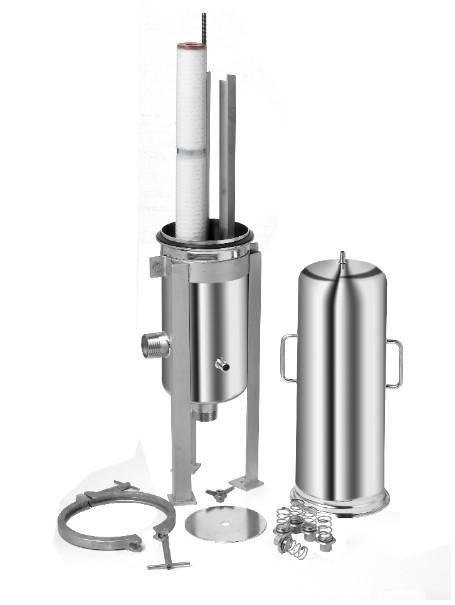 Corps de filtre monocartouche - inox électropoli - Série 66 - tailles 20'', 40'' ou 60''_0
