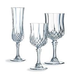 Ensemble 18 verres à pied Longchamp - Cristal d'Arques - transparent verre 0725765985606_0