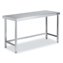 Distform Table Inox de Travail Centrale avec Renforts Gamme 550 Acier inoxydable 600x550x550x850mm - 651637378781_0