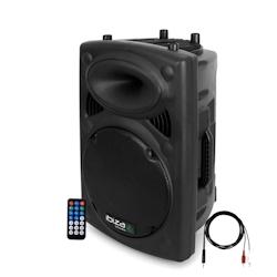Enceinte amplifiée DJ SONO Mobile 400W IBIZA SOUND SLK10A-BT + câble PC - 3701123911545_0