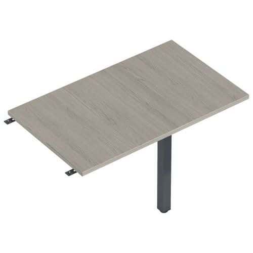 ENIS RETOUR 100 X 60 CM + 1 PIED ANTH. PLT. CHÊNE GRIS - MBA