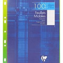ETUI 100 FEUILLETS MOBILES CLAIREFONTAINE METRIC FORMAT A4 21 X 29,7 CM PETITS CARREAUX