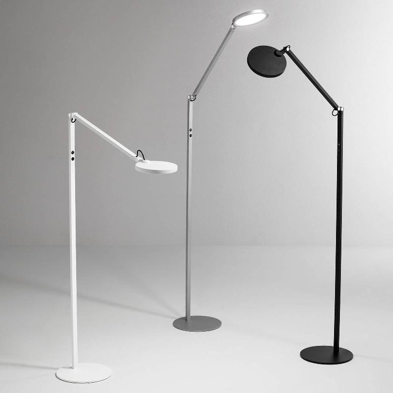 FABAS LUCE REGINA LAMPADAIRE LED À 1 LAMPE, BLANC