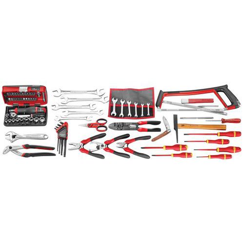 FACOM 1 SÉLECTION ÉLECTRICITÉ DE 39 OUTILS MÉTRIQUES FACOM