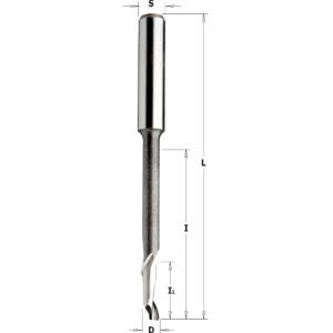 FRAISE À COPIER POUR ALU ET PVC - DIAMÈTRE 10 MM - LONGUEUR 70X100MM - QUEUE DE 10 MM - CMT ORANGE TOOLS