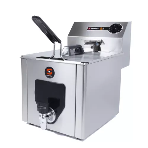 Friteuse professionnelle PF-10 - 8L - Acier inoxydable - 3500W Monophasé / 5100W Triphasé_0
