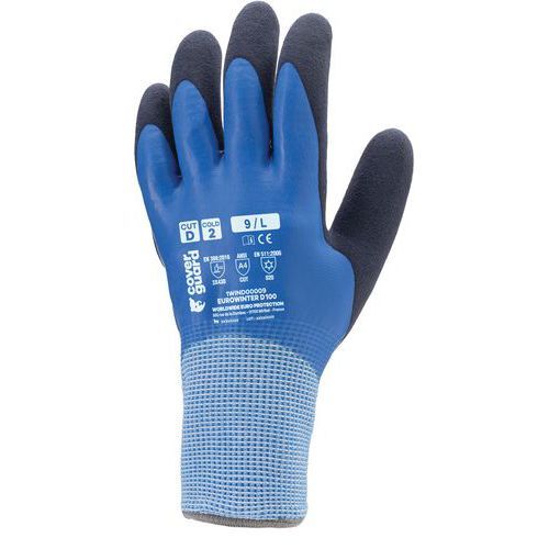 GANTS DE PROTECTION THERMIQUE EUROWINTER D100 J13 CUT D. HPPE - 10