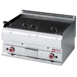 Grill pierre de lave gaz - grille de cuisson en fonte - modèle top - G65/GPL7T_0
