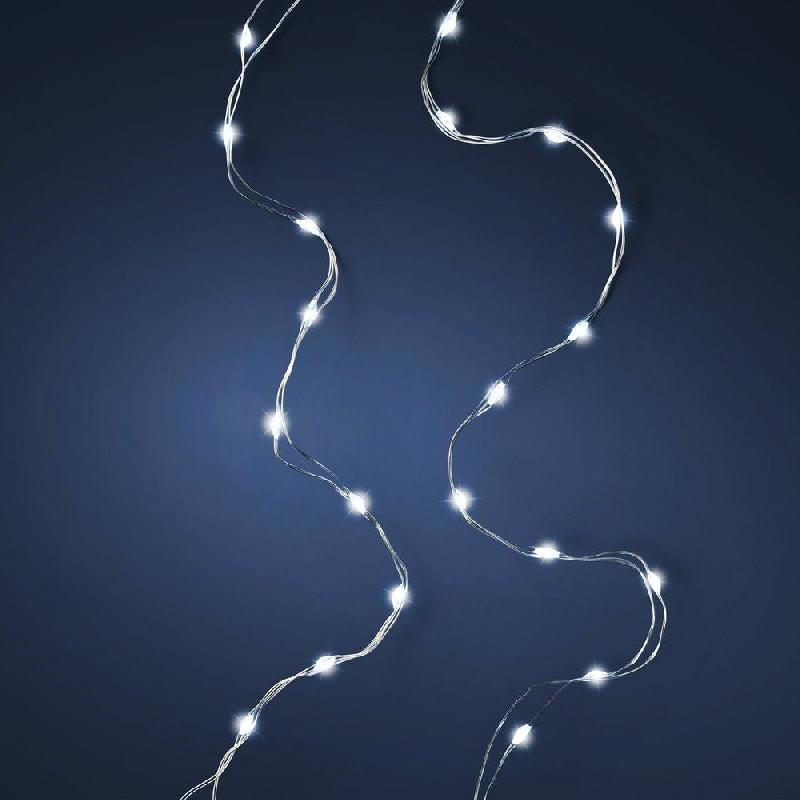 Guirlande Durawise 100 micro LED blanc froid 4,95m_0