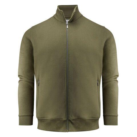 JAMES HARVEST MELVILLE HEIGHTS SWEATSHIRT FULLZIP HOMMES VERT MOUSSE - TAILLE XXL