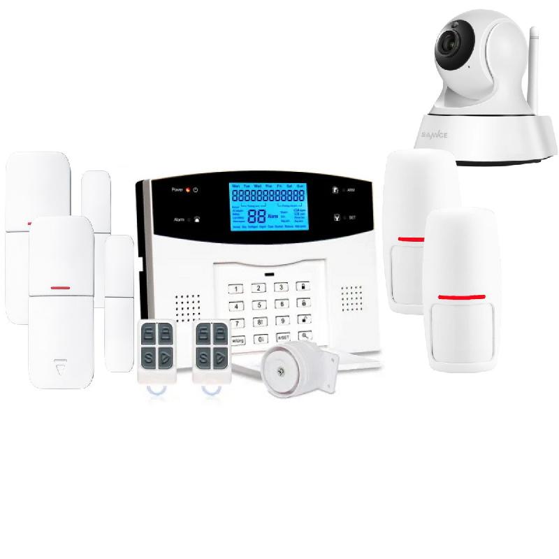 Kit Alarme maison connectée sans fil WIFI Box internet et GSM Belmon Smart Life et caméra WIFI - Lifebox - KIT10_0