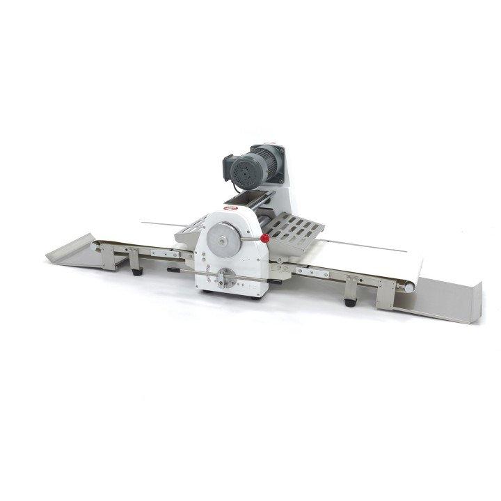 Laminoir de table 38 cm avec tapis roulant, pliable - épaisseur 1 à 3,5 mm_0