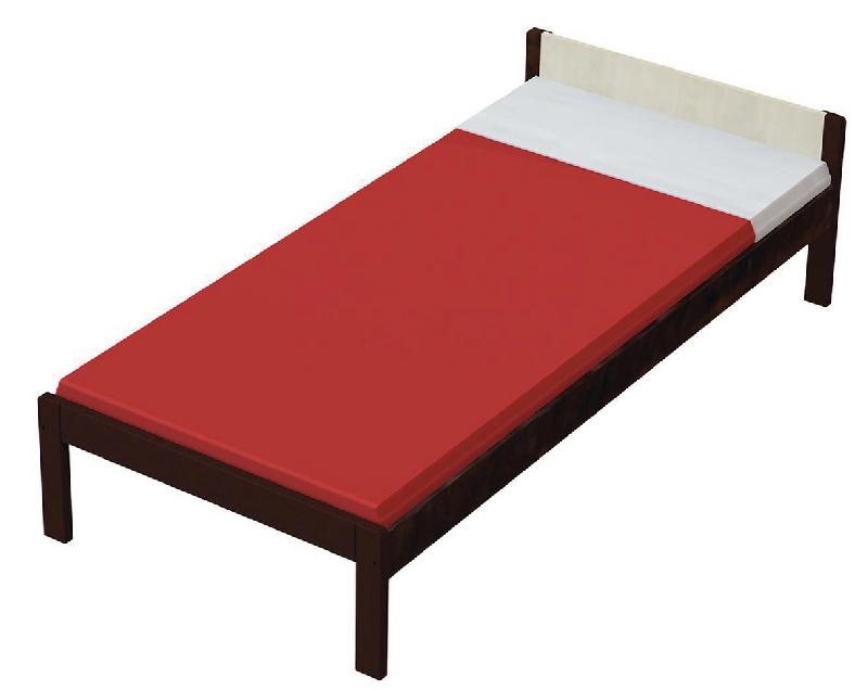 LIT NOVA PMR TÊTE PANNEAU BOIS 90 X 190 SOMMIER AGGLO ERABLE/WENGÉ - MANUTAN COLLECTIVITÉS