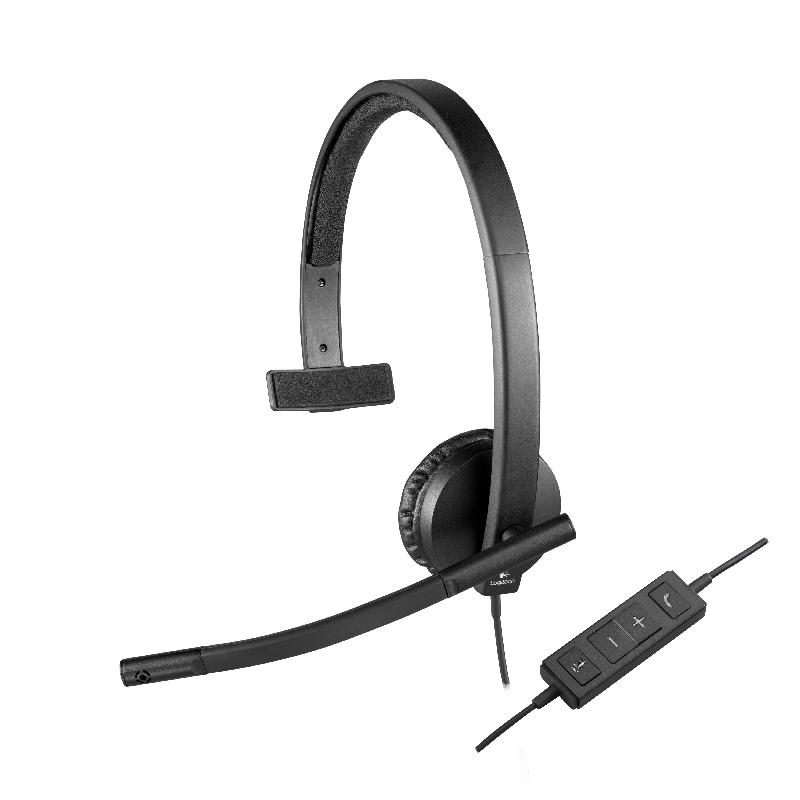 Logitech H570e Casque Avec fil Arceau Bureau/Centre d'appels USB Type-A Noir_0