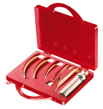 Matériel de secourisme - France Neir - Trousse de laryngoscopie d'urgence avec 6 lames et fibre optique_0