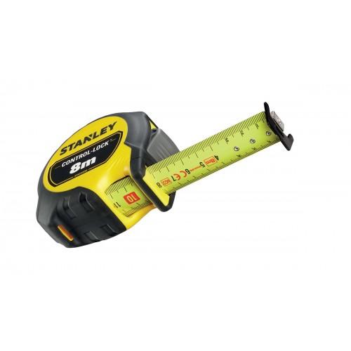 MESURE CONTROL-LOCK - MÈTRE RUBAN DE 8 MÈTRES STANLEY