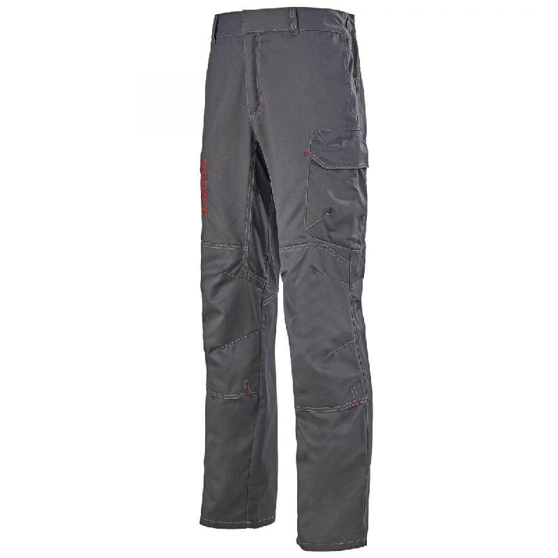 PANTALON DE TRAVAIL ERGONOMIQUE MULTIRISQUES GRIS CHARBON AETIUS