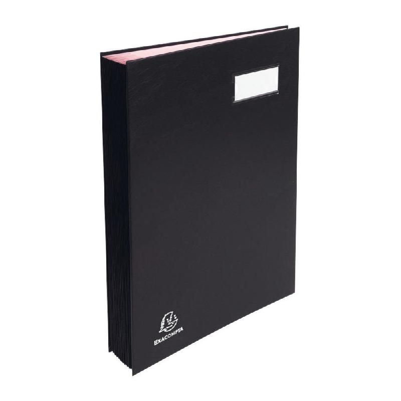 PARAPHEUR EXACOMPTA MANAGER A4 - 150 FEUILLES - 20 COMPARTIMENTS - PVC - NOIR