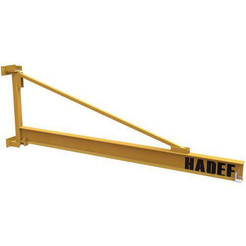 POTENCE TRIANGULEE MURALE F=500KG PORTEE =3M
