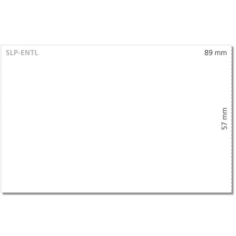 Seiko SLP-ENTL - Étiquettes pour badges - 57 x 89 mm - 250 étiquettes - blanc_0