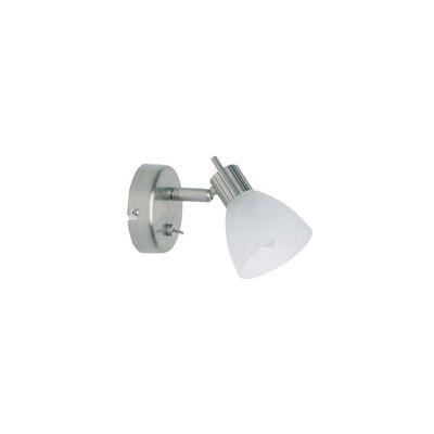 SPOT PATÈRE AVEC INTERRUPTEUR BRIGHTON 1X33W G9 ACIER ALBATRE - BRILLIANT - G30611_13_0