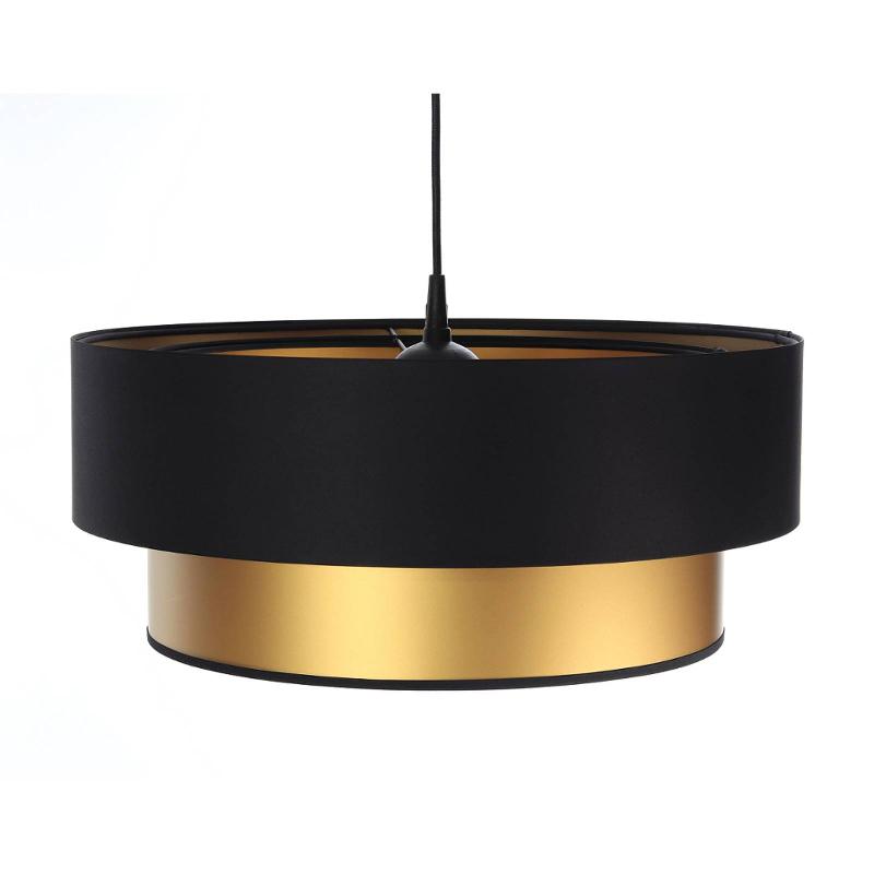 MACO DESIGN SUSPENSION DORINA, NOIR/OR Ø 50CM