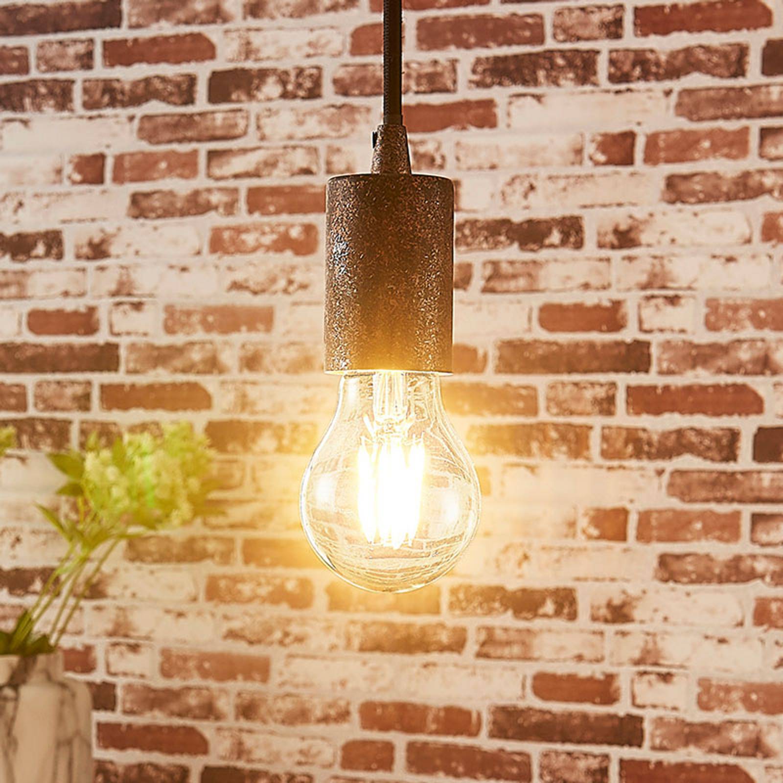 LINDBY SUSPENSION SIMPLE JAKE, ASPECT ROUILLÉ ANTIQUE