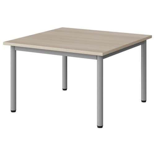 TABLE MALIBU 80X80CM T1 4P STRA ABS ACACIA/GRIS 9006