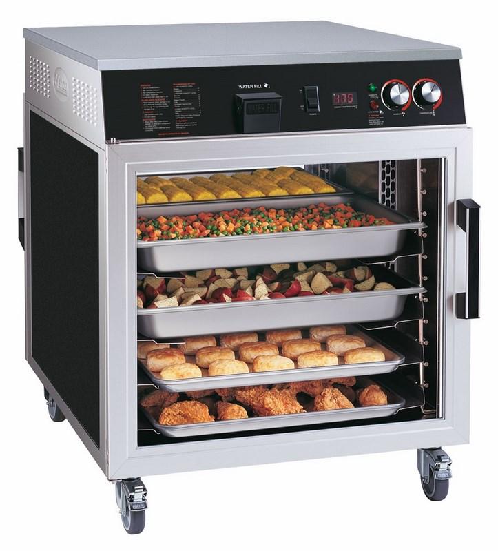 Vitrine chauffante - porte vitrée 6 niveaux - DSH-6 - aluminium et acier inoxydable_0