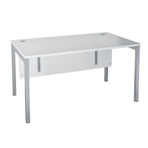 VOILE DE FOND BOIS POUR BUREAU SQUADRA - OPTYMA L 160 CM BLANC