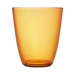 6 verres à eau jaunes 31cl Concepto Stripy Amber - Luminarc - jaune 0883314001785_0