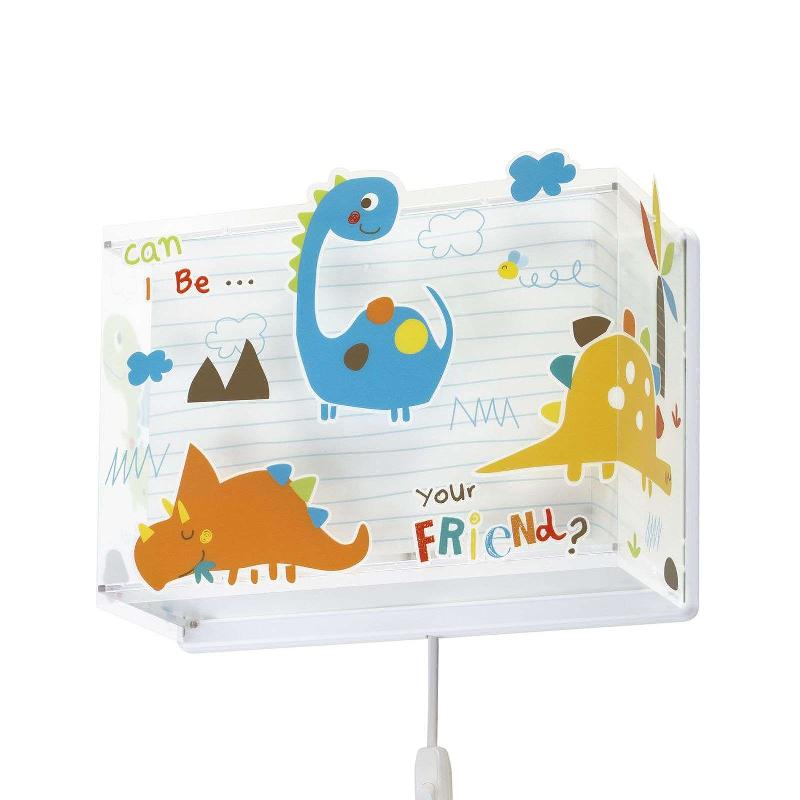 DALBER APPLIQUE POUR ENFANTS DINOS AVEC PRISE