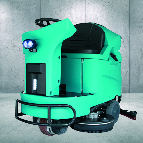 Autolaveuse autoportée robuste et ergonomique T150/100R PRO D - autonomie 4,5h, moteur puissant et double brosse réglable_0