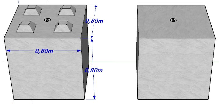 Bb800x800x800 - bloc beton lego - stock bloc - poids 1,150 t_0