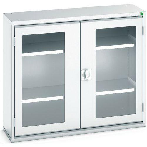 BOTT 1 ARMOIRE VERSO PORTES TRANSPARENTES AVEC 2 TABLETTES 1050X350X900_BOTT