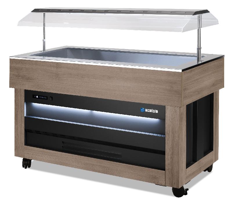 Buffet chauffant central avec cuve pour bacs GN1/1 SCAIOLA - AVEC_0