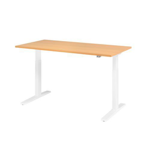 BUREAU ÉLECTRIQUE XMKA12 -160 X 80 CM HÊTRE - HAMMERBACHER