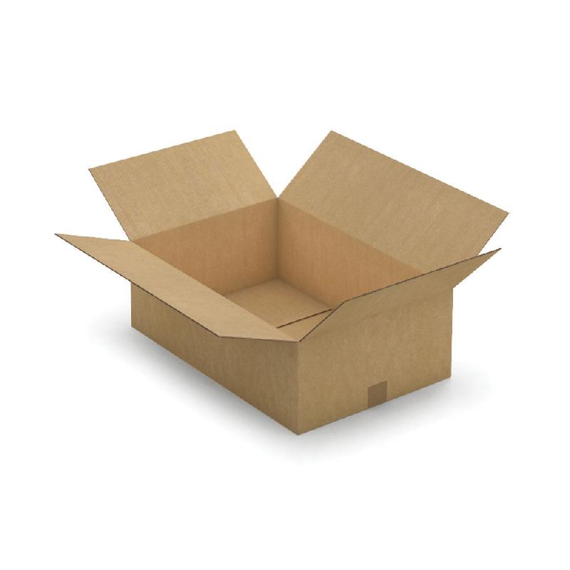 CAISSE DOUBLE CANNELURE 60X40X20 CM, LOT DE 10