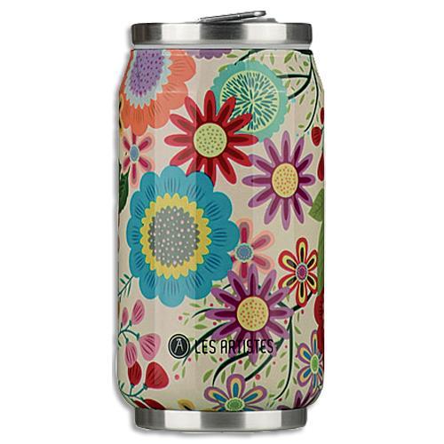 CANETTE ISOTHERME LES ARTISTES DE PARIS - 280ML - ACIER INOXYDABLE - CONSERVE AU FRAIS/10H-CHAUD/5H - DESIGN EDEN