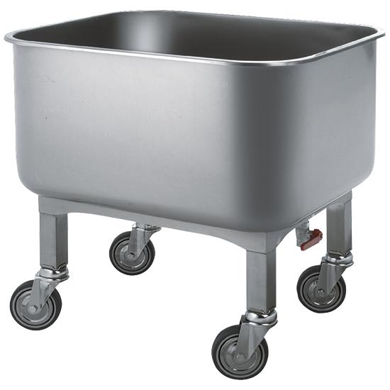 Chariot de service à lavages avec robinet de vidange - 280 litres - Virtus GKZ0002_0