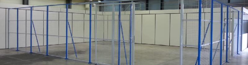 Cloison grillagée - Absices - Protection de zones et machines avec panneaux modulaires_0
