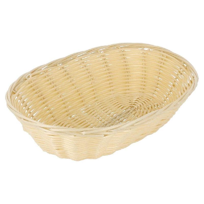 Corbeille effet osier 21x17x6cm polypropylène - par 12_0